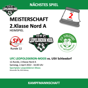 Meisterschaft - USV Schleedorf (KM)