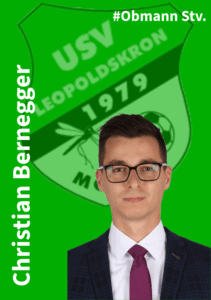 Christian Bernegger Obmann Stv. USV