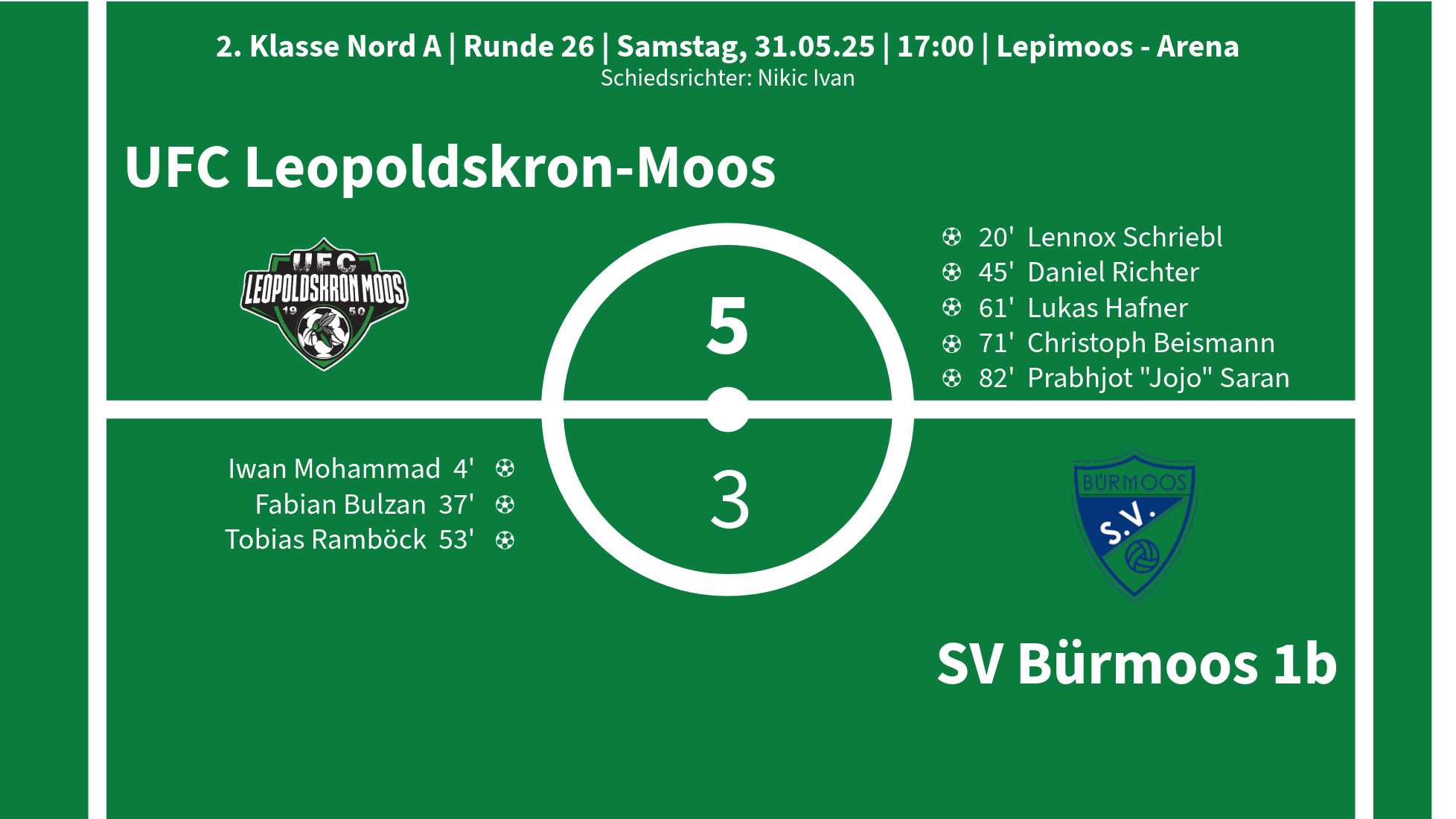 KM Lepimoos vs. Bürmoos 1b