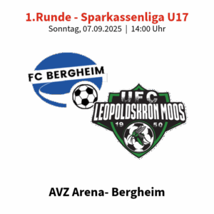 FC Bergheim U17 vs. UFC Leopoldskron-Moos U17