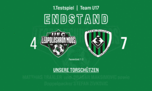 UFC Leopoldskron-Moos U17 vs. TSV St.Johann U16